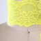 2 Yards Bright Yellow Wide Stretch Floral Elastic Lace Trim 2.5 Inch Wide